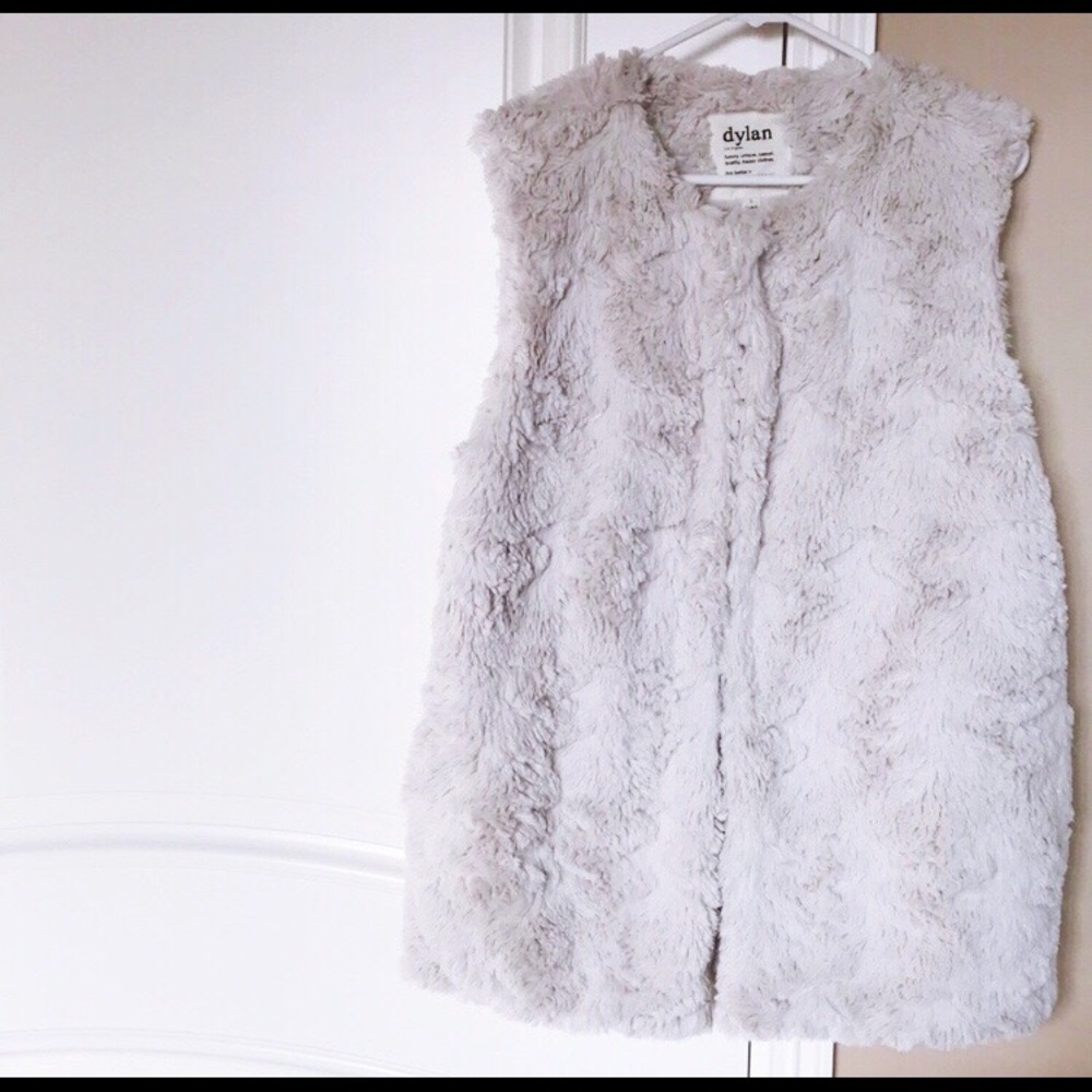 Dylan faux fur vest